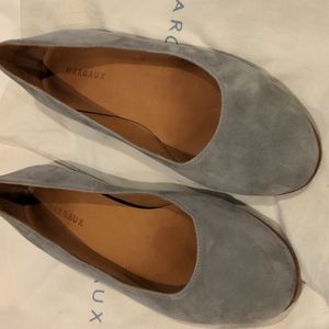 Margaux size 37.5 Blue Suede Flats